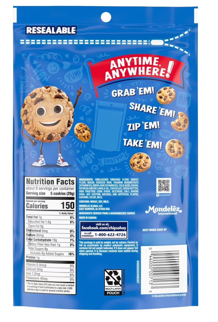 Chips Ahoy! Mini Original Fudgy Chocolate Chip Cookies - 8oz