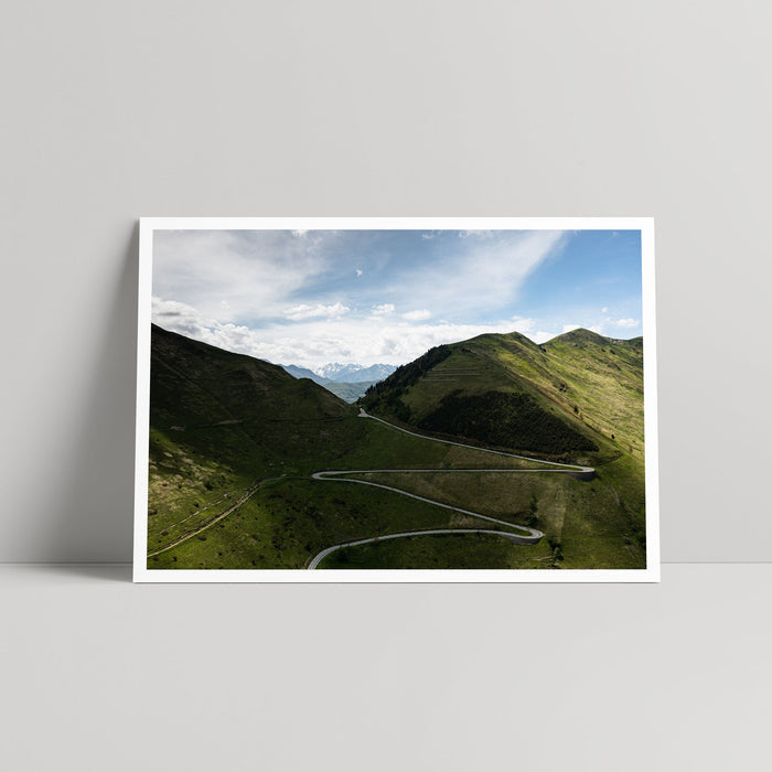 Col du Peyresoude - Art Print - Daniel Hughes - Rouleur