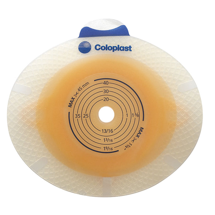 Coloplast SenSura Click Two-Piece Skin Barrier, Flat, Pre-Cut, 40 mm Flange, Green - 10013 - LL Medico