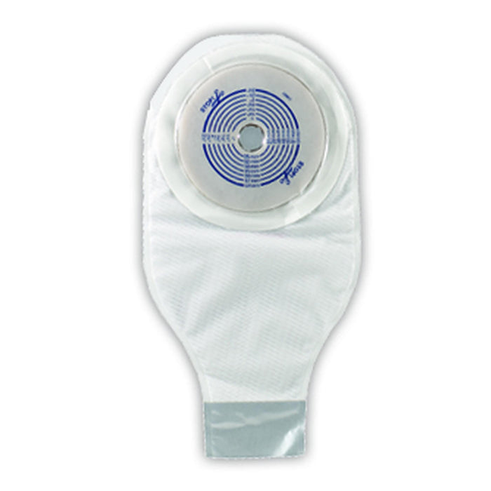 ConvaTec ActiveLife One-Piece Colostomy Pouch, Drainable, Flat, Cut-to-Fit, Transparent, 12", Box of 10 - 400598 - LL Medico