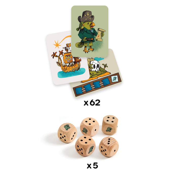 Djeco Pirates'n'Dice Card Game
