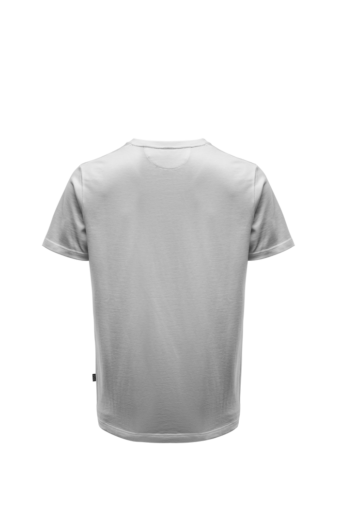 SM Cut of Out Enigma Oversized Tee In White (GM)