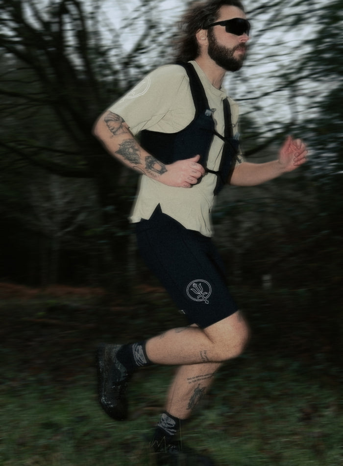 Creative Image Of Force Trail Running Tight Shorts In Obsidian Black (ITF)