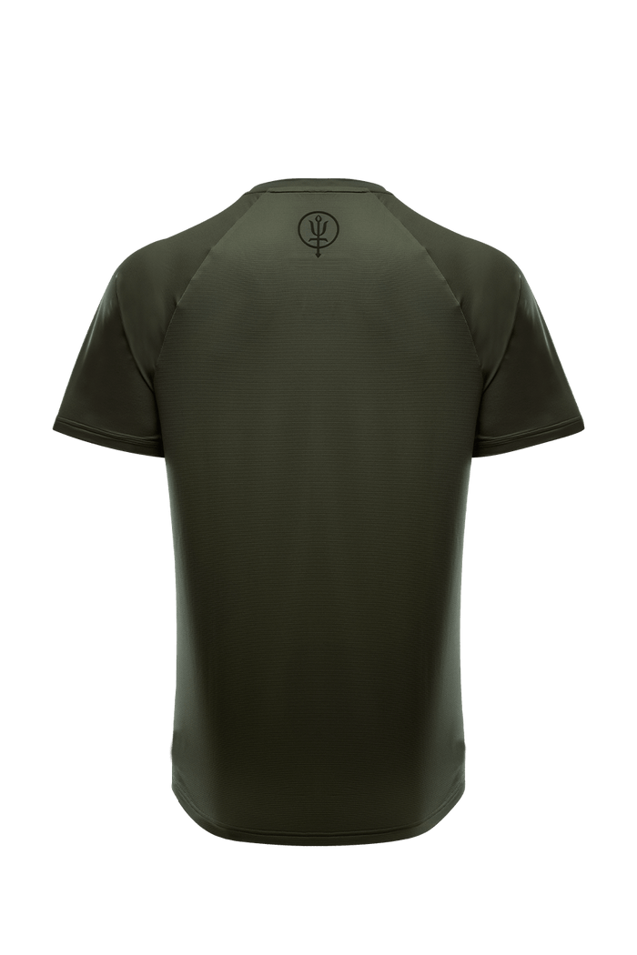 SM Cut of Out Force Velocity Motion T-Shirt In Khaki (GM)