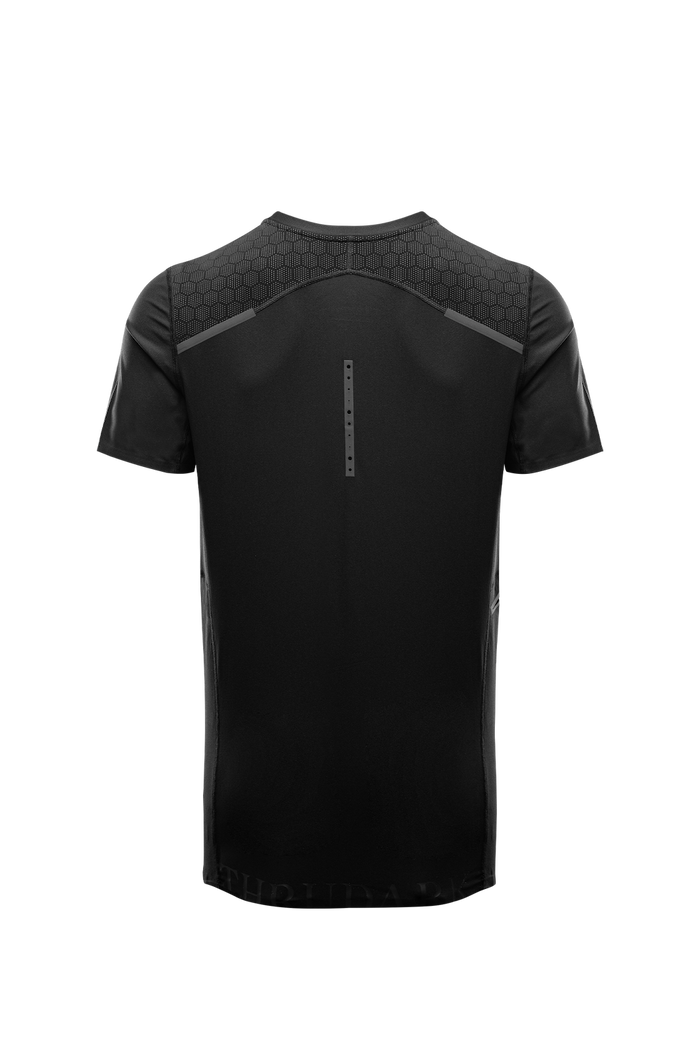 SM Cut of Out Force Velocity Technical T-Shirt In Obsidian Black (GM)