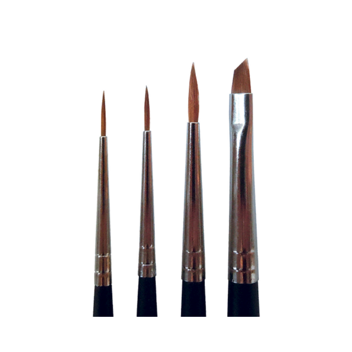 GLAMOUR NAILS SET MICROPITTURA PENNELLI 4pz - Essence Beauty&Hair
