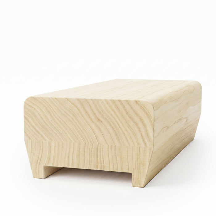 8' / Poplar / 1-3/4" Plow with Fillet