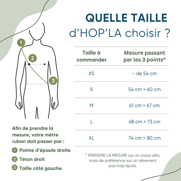 Hop'la porte-bébé d'appoint, marine