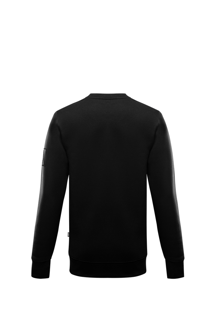 SM Cut of Out Insignia Jumper In Obsidian Black (GM)