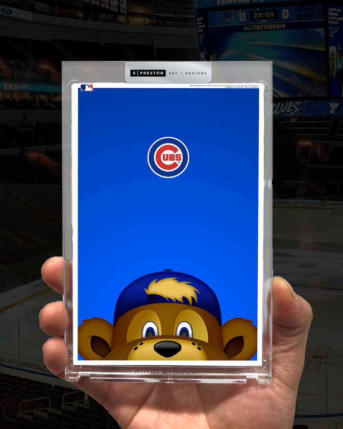 Minimalist Clark The Cub Peeker Limited Edition Art Card Slab