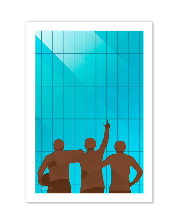 Minimalist Old Trafford Art Print