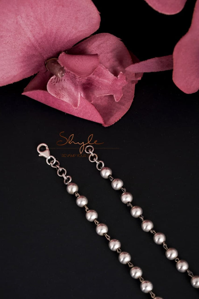 Mizoya Detailed Chitai Ball Classic Necklace