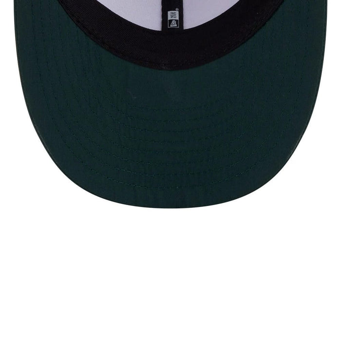 This is a New Era Open White & Dark Green Low Profile 59FIFTY Fitted Cap 7