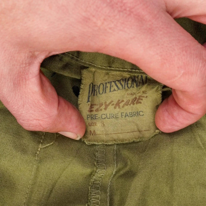 NZ Made 1970s Olive Trousers - Small - New Zealand Army Surplus - Dress Trousers