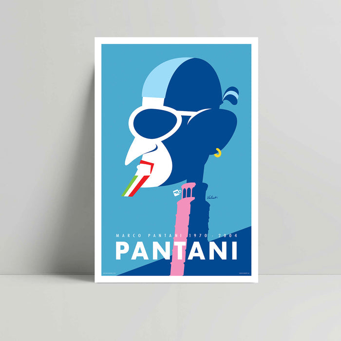 Pantani - Cycling Art print - Michael Valenti - Rouleur