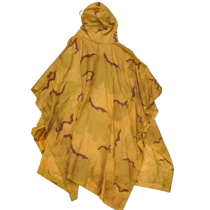 Production Made 3 Colour Desert Poncho, Item 4 - Film Production Used - Ponchos