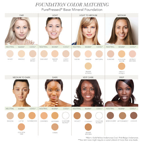 PurePressed Base Mineral Foundation REFILL Warm Brown 0.35 oz