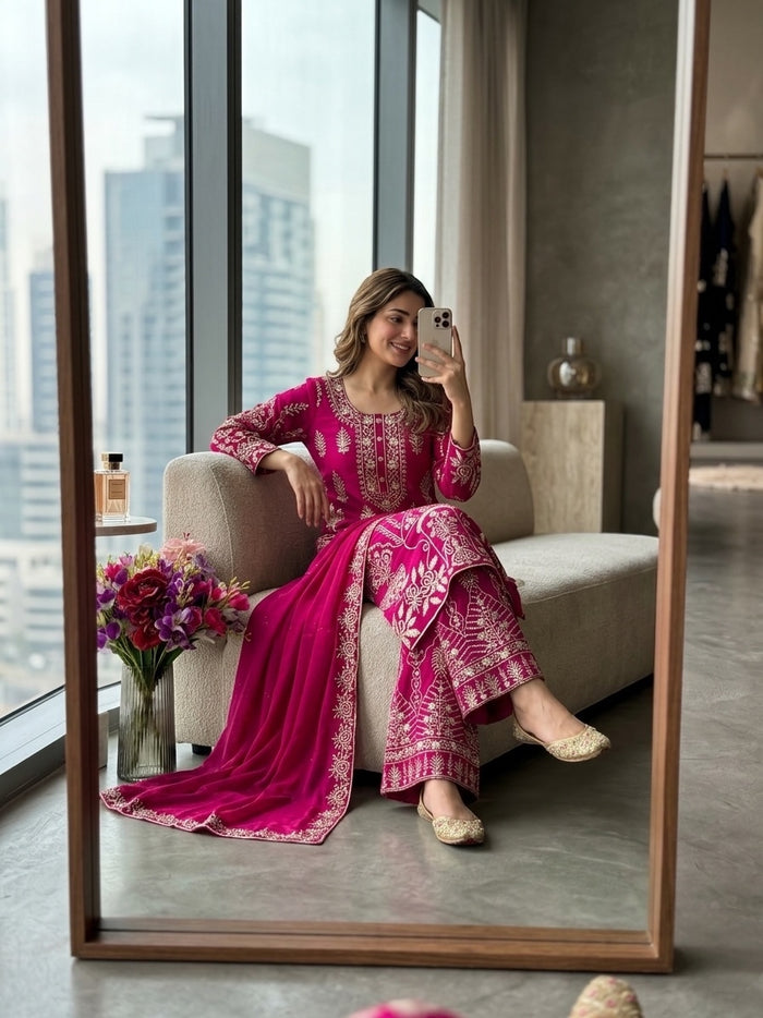 Radiant Reflection The Luxe Festive Outfit