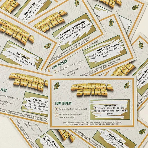 Scratch & Swing™ Scratch Off Golf Game (3 Pack)
