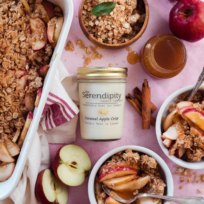 Serendipity Soy Wax Candle - Caramel Apple Crisp