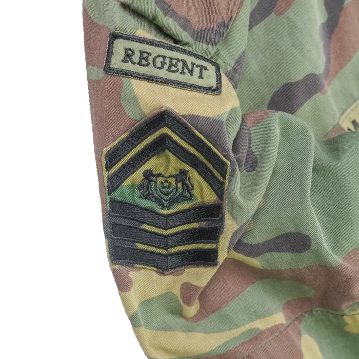 Singapore Armed Forces Woodland Camo Shirt - Small - Singapore Army Surplus - Field Shirts