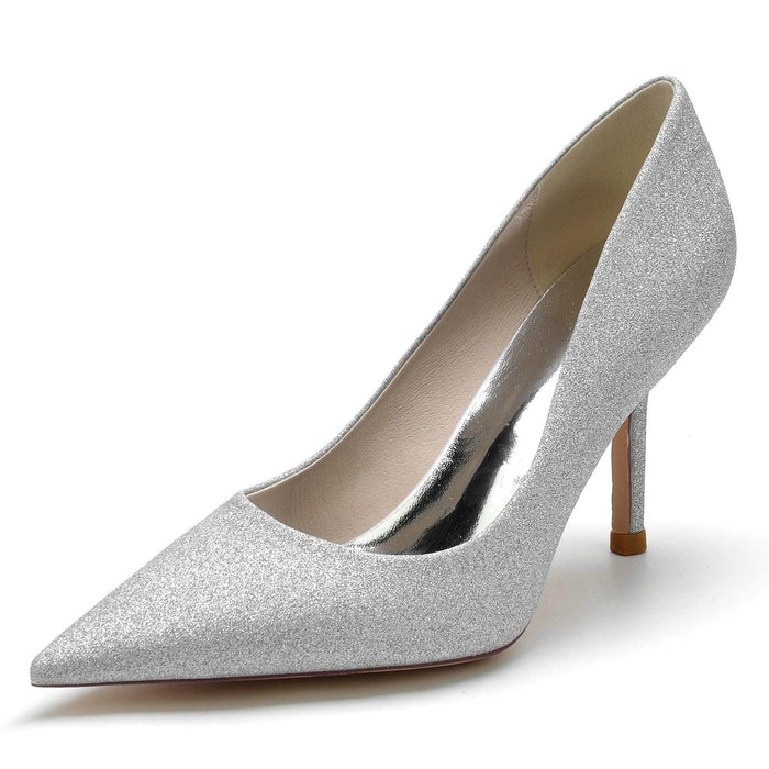 Stiletto Heel 8.5cm Glitter Shoes CK0140 - COCOMELODY