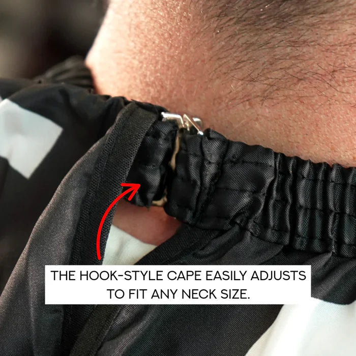 Supreme Trimmer Premium Barber Cape - Steel Smoke