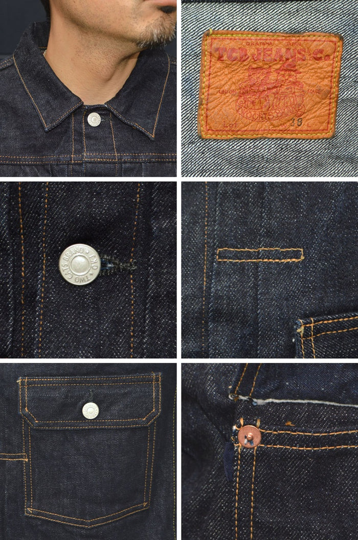 TCB jeans "TCB 30's JK" 30's Jacket 14.1oz 1st DENIM JACKET