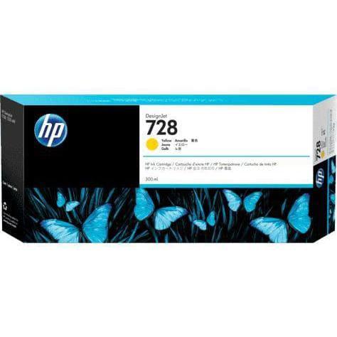 Tinta HP 728 Amarilla- 300 ml - F9K15A - HP DesignJet T730 T830 - Panamá
