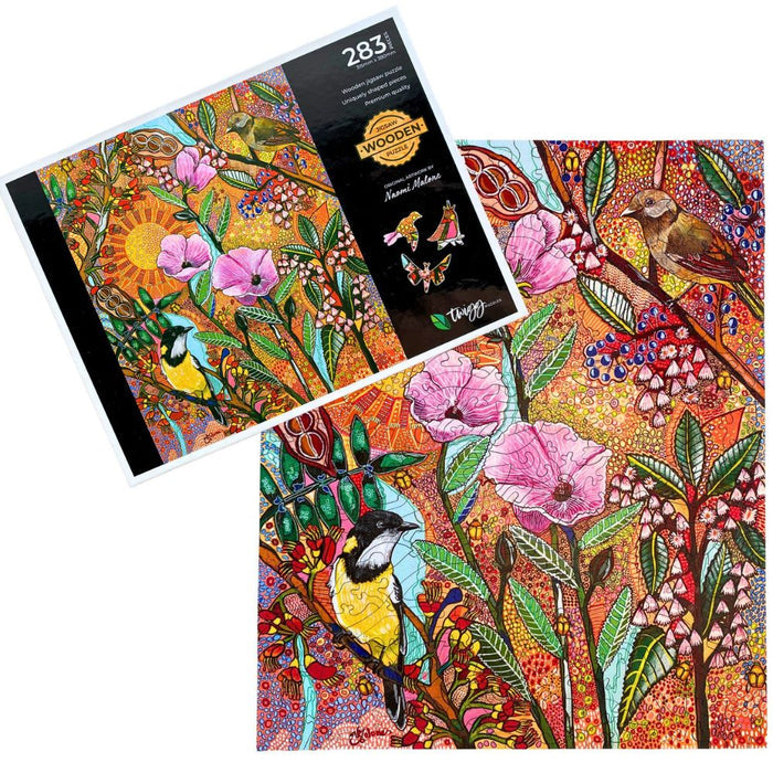 Twigg Puzzle Wooden Jigsaw Puzzle 283 Piece - Golden Whistler