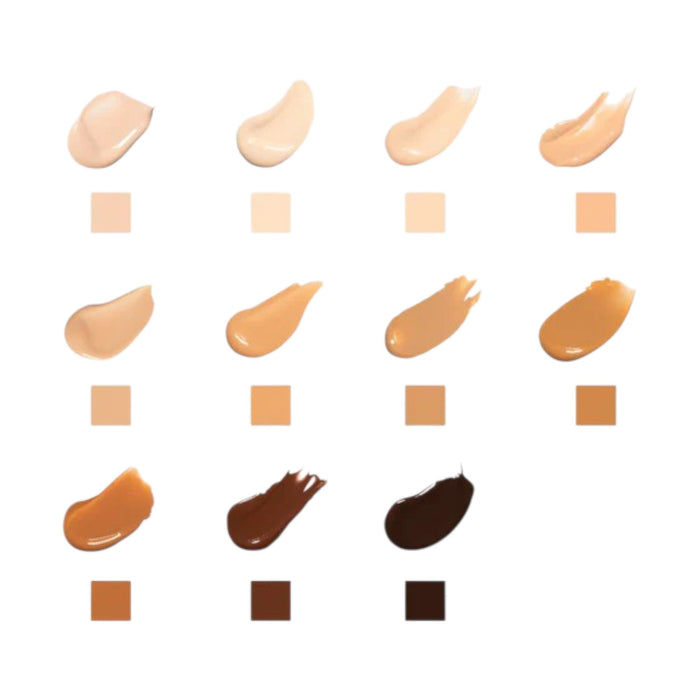 A rectangular bottle of U BEAUTY THE SUPER TINTED HYDRATOR SHADE 05 features a white cap and label with light beige tinted moisturizer inside, displaying the brand logo and product details.