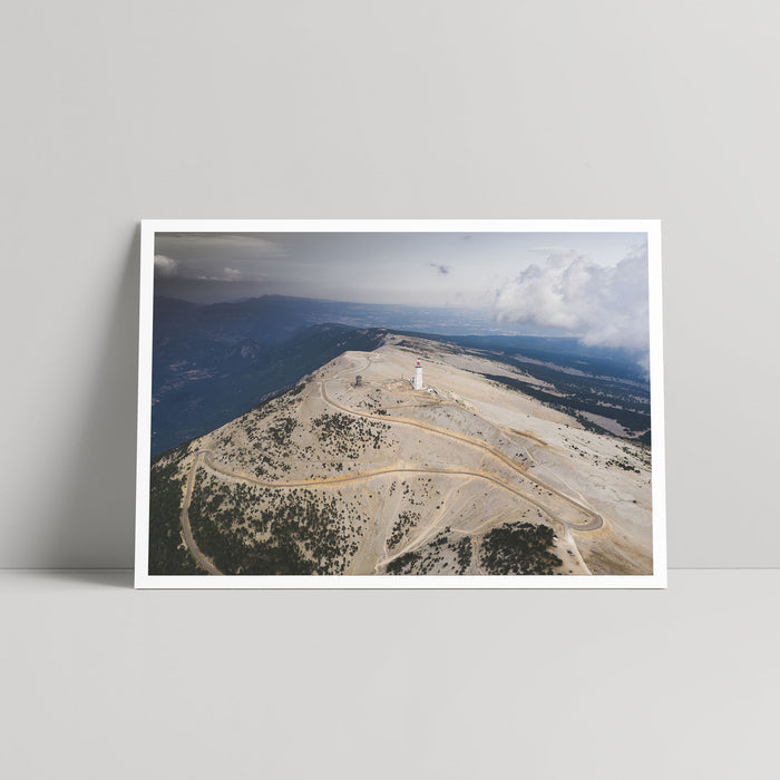 Ventoux | Into the clouds - Art Print - Daniel Hughes - Rouleur