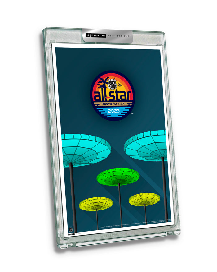 2023 NHL All-Star Game Minimalist FLA Live Arena Limited Edition Art Slab
