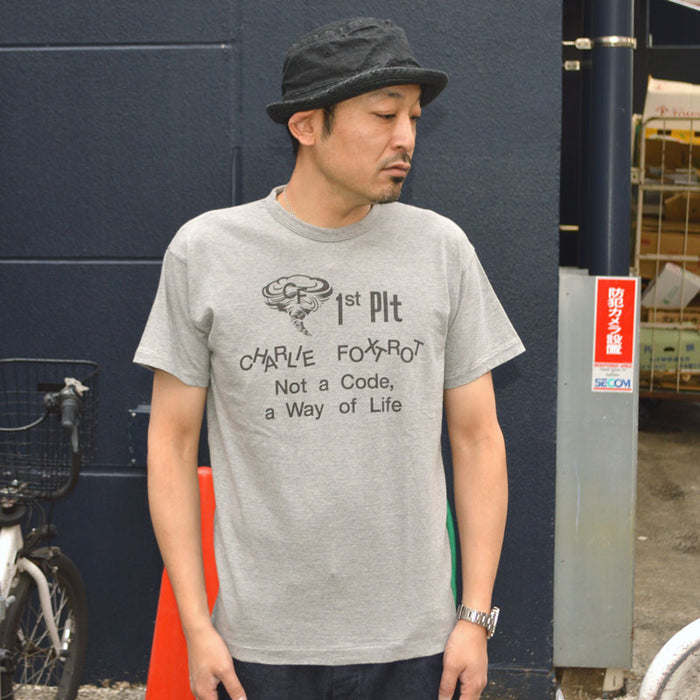 2ND-HAND (WAREHOUSE) "4064 CF 1ST PLT" Print T-shirt