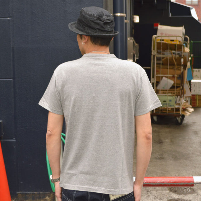 2ND-HAND (WAREHOUSE) "4064 GO NAVY" Print T-shirt