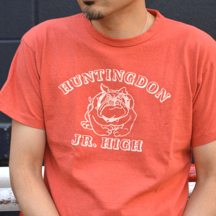 2ND-HAND (WAREHOUSE) "4064 HUNTINGDON" Print T-shirt