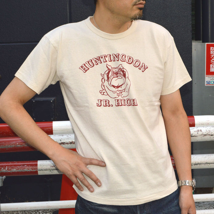 2ND-HAND (WAREHOUSE) "4064 HUNTINGDON" Print T-shirt
