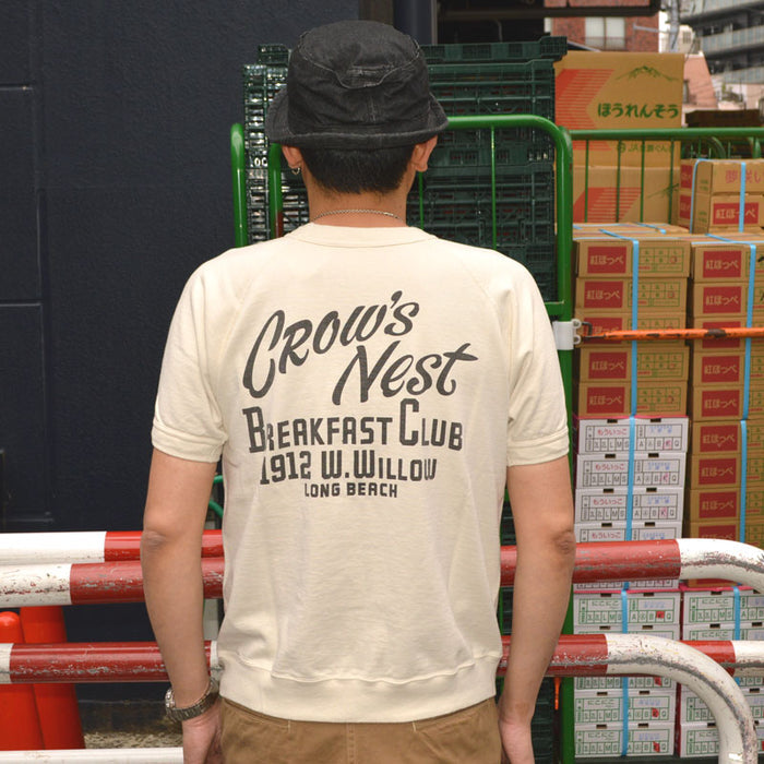 2ND-HAND (WAREHOUSE) "4104" S/S Sweat "CROW’S NEST"