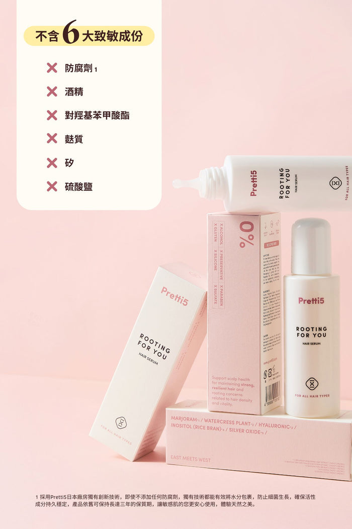 Pretti5 Hair Serum Ingredients