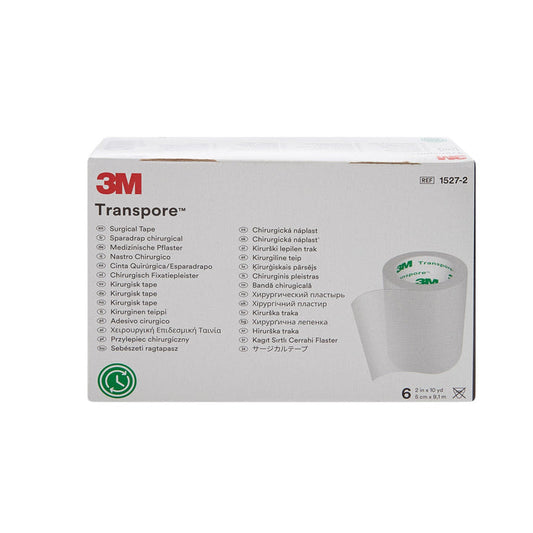 3M Transpore Plastic Medical Tape, 2 Inch x 10 Yard, Transparent