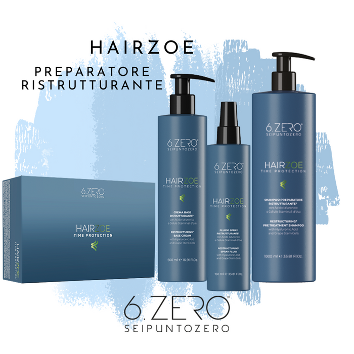 6.ZERO HAIRZOE - KIT PREPARATORIO RISTRUTTURANTE