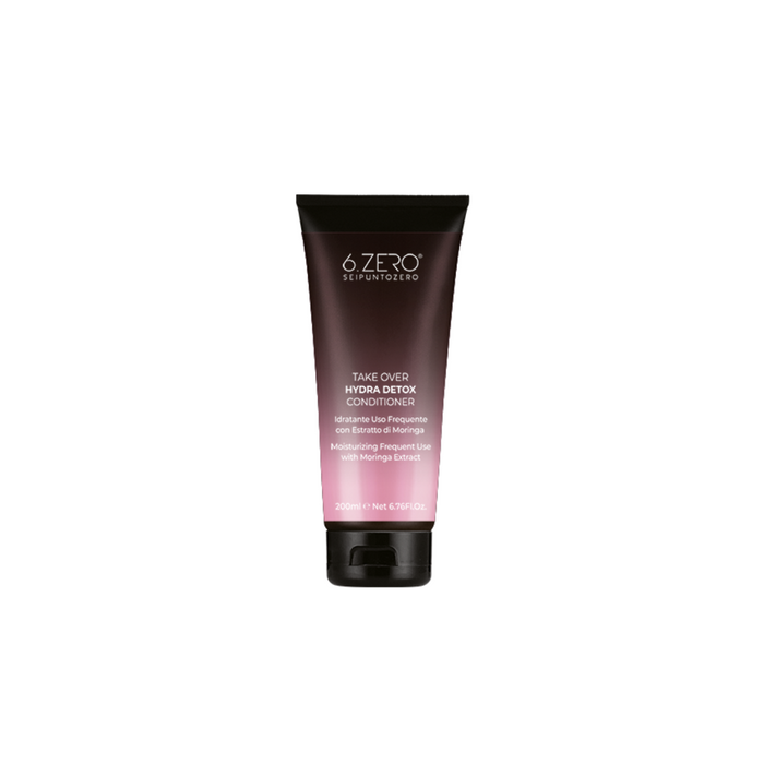 6.ZERO TAKE OVER HYDRA DETOX - CONDITIONER IDRATANTE PER USO FREQUENTE 1000ML/200ML