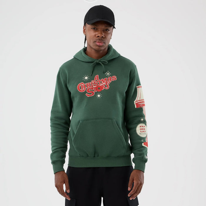 A Christmas Story Major Award Dark Green Pullover Hoodie 1