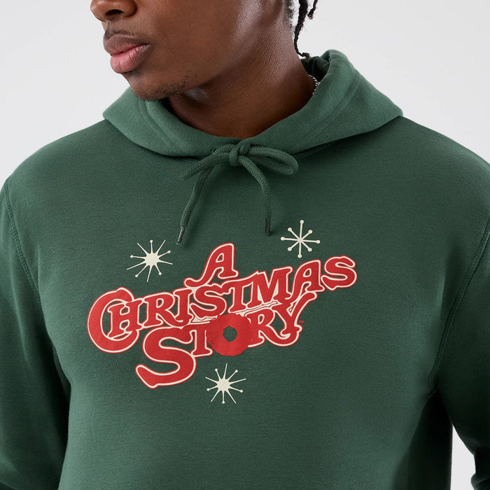 A Christmas Story Major Award Dark Green Pullover Hoodie 3