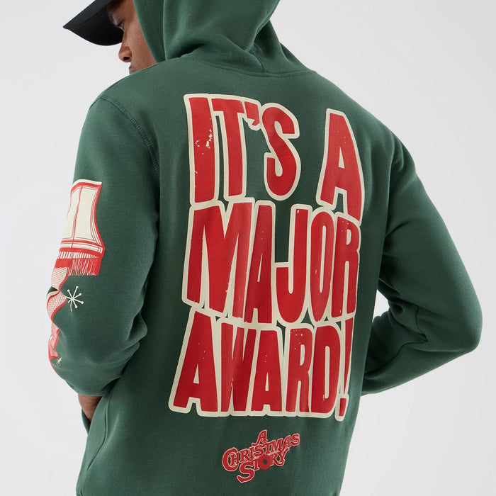 A Christmas Story Major Award Dark Green Pullover Hoodie 6