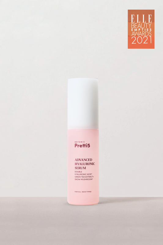 Advanced Hyaluronic Serum that strengthens skin barrier and delivers instant, glowing hydration.