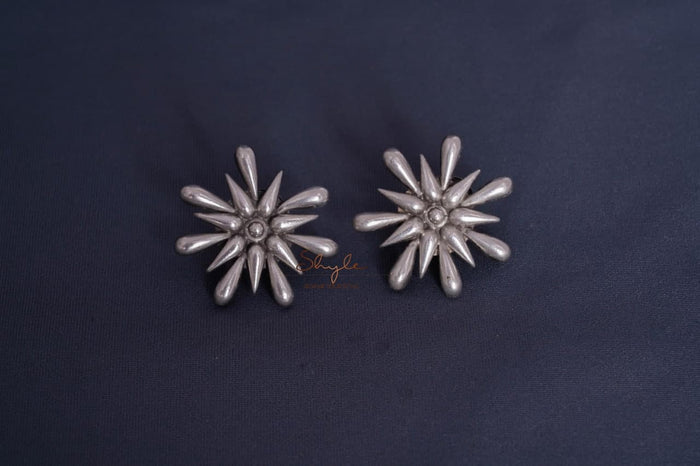 Adya Embossed Quirky Studs