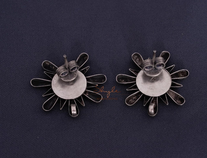 Adya Embossed Quirky Studs