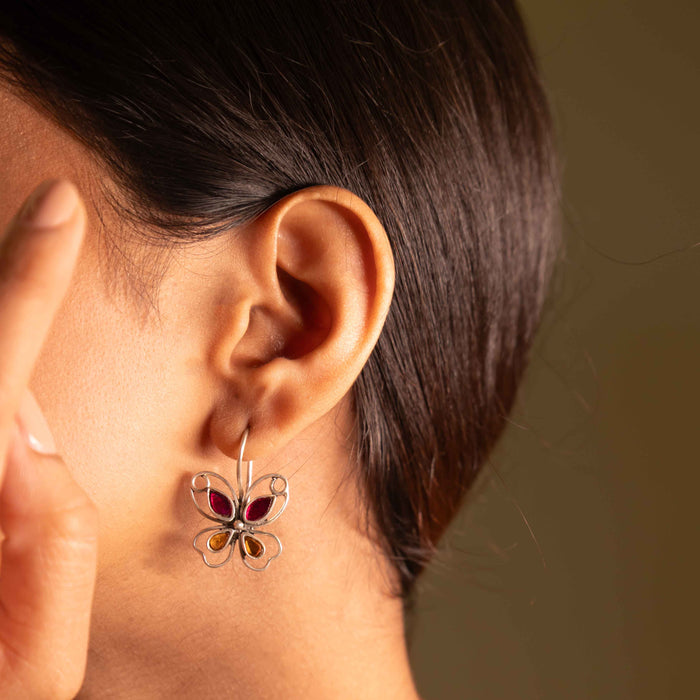 Adya Titli Aur Patti Earring Ring necklace Set