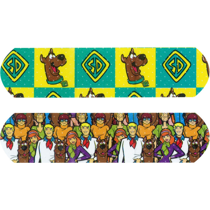 Dukal American White Cross Stat Strip Scooby-Doo Adhesive Strip, 0.75 x 3 Inch